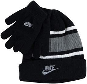 img 1 attached to Nike Futura Foldover Beanie 9A2837 KE4 Boys' Accessories in Hats & Caps