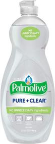 img 1 attached to 🧼 Palmolive Ultra Liquid Dish Soap Pure + Clear 32.5oz Pack (3) - Powerful Cleaning Solution for Sparkling Dishes