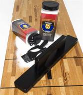 🎯 ydds shuffleboard sand and wax bundle: table & accessory kit with shuffleboard brush, mini dustpan and brush logo