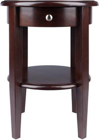 img 2 attached to 🌟 Winsome Wood Concord Occasional Table in Antique Walnut: Classic Elegance for your Living Space