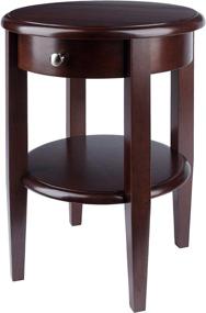 img 4 attached to 🌟 Winsome Wood Concord Occasional Table in Antique Walnut: Classic Elegance for your Living Space