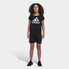 img 2 attached to Adidas Girls Short Sleeve Graphic