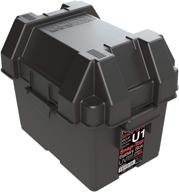 🔋 noco hm082bks group u1 snap top battery box for mobility & lawn/garden batteries - black logo