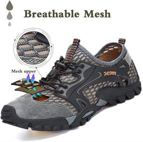 img 3 attached to 👟 SITAILE Men's Water Barefoot Shoes: The Perfect Athletic Footwear for Hiking, Walking, and More!