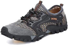 img 4 attached to 👟 SITAILE Men's Water Barefoot Shoes: The Perfect Athletic Footwear for Hiking, Walking, and More!