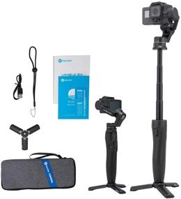 img 4 attached to 📸 FeiyuTech Vimble 2A Selfie Stick: 3-Axis Handheld Gimbal Stabilizer for GoPro Hero 8/7/6/5 Action Camera - Improved Control and Stability for Epic Shots!