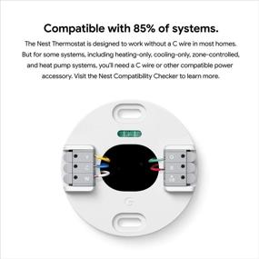 img 2 attached to 🌬️ Google Nest Thermostat Snow - Smart WiFi Thermostat for Home with Programmable Features