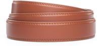 premium leather men's belts & accessories - anson belt buckle logo