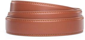 img 1 attached to Premium Leather Men's Belts & Accessories - Anson Belt Buckle