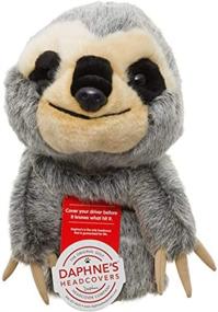 img 4 attached to Daphne's Sloth Golf Headcover, Grey-Tan – Optimize Your Game!