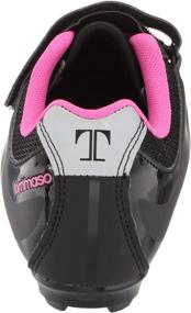 img 2 attached to Tommaso Pista Women's Indoor Cycling Shoe Bundle - Compatible with Look Delta and SPD Cleats - Black, Blue, Pink, White