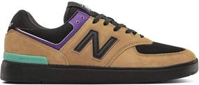 img 1 attached to 👟 Burgundy Men's Athletic Shoes: New Balance Skate Sneaker