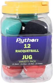 img 1 attached to Python Variety Racquetball 3 Black 3 Green