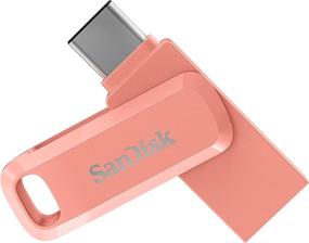 img 4 attached to 🍑 SanDisk 128GB Ultra Dual Drive Go USB-C Flash Drive, Peach - SDDDC3-128G-G46PC