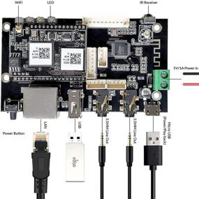 img 3 attached to 🔊 Up2stream Pro V3: WiFi & Bluetooth Audio Preamplifier Board with Airplay, Spotify, and Remote Control for DIY Speakers - Arylic
