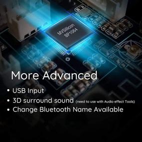 img 1 attached to 🔊 Up2stream Pro V3: WiFi & Bluetooth Audio Preamplifier Board with Airplay, Spotify, and Remote Control for DIY Speakers - Arylic