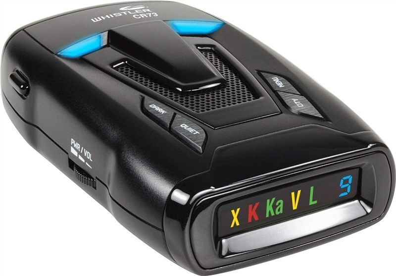 whistler cr73 laser radar detector 로고