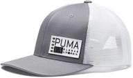 puma trucker quiet shade georgia peach logo