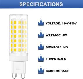 img 1 attached to 💡 SumVibe Non-Dimmable Daylight AC110-130V Replacement Bulb