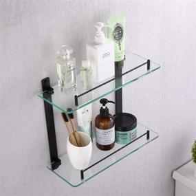 img 1 attached to KES Bathroom Organizer Stainless BGS2202B BK