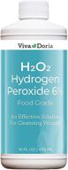 viva doria 6% food grade hydrogen peroxide, 16 fl oz, 20 vol logo