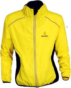 img 4 attached to 🚴 WOLFBIKE Cycling Windproof Jacket with Jersey Vest, Windbreaker Coat - High-performance Outdoor Sportswear