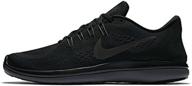 high-performance nike men's running shoes in black anthracite логотип