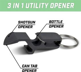 img 3 attached to 🍺 GoPong Ultimate Beer Shotgun Opener - Keychain Tool 10 Pack - Perfect for Party Favors, Tailgating, and Beyond - Customize Your Color