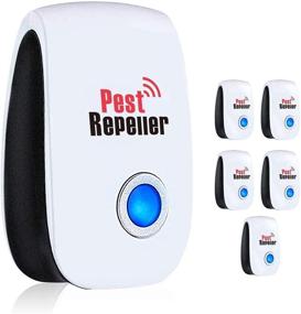 img 4 attached to Powerful 6-Pack Ultrasonic Pest Repeller for Effective Pest Control in Home, Warehouse & Garage