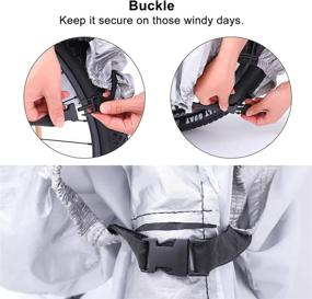 img 2 attached to 🚲 Waterproof Bike Cover with Lock Holes & Storage Bag - Protect Your Mountain, Road & Heavy Duty Bikes from Rain, Snow, Dust, and UV Rays