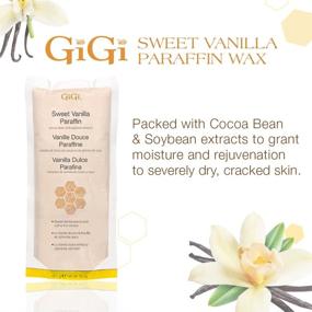 img 3 attached to 🍦 GiGi Sweet Vanilla Paraffin Wax: Enriched with Cocoa Bean and Soybean Extracts - 16 oz