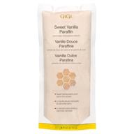 🍦 gigi sweet vanilla paraffin wax: enriched with cocoa bean and soybean extracts - 16 oz logo