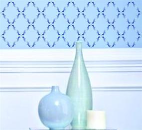 img 2 attached to 🎨 Marrakesh Quatrefoil Moroccan Trellis Stencil - Allover Decor Stencils for Painting Template, 18 x 14 inch (L)