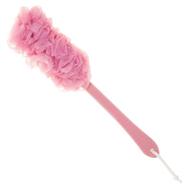 🛀 arswin pink lufa back scrubber: anti-slip long handle bath sponge shower brush for effective back cleaning logo