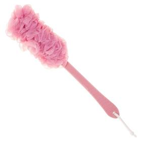 img 4 attached to 🛀 Arswin Pink Lufa Back Scrubber: Anti-Slip Long Handle Bath Sponge Shower Brush for Effective Back Cleaning