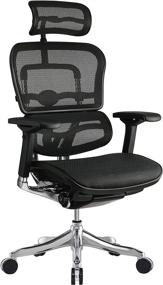 img 4 attached to Eurotech Seating Ergo Elite High Back Chair in Black - Boost Your Comfort and Productivity!