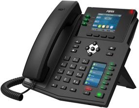 img 2 attached to 📞 Enhanced Fanvil X4U Gigabit SIP Desk Phone with Dual-Color LCD Display