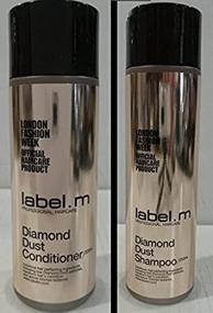 img 1 attached to 💎 Label.M Diamond Dust Shampoo and Conditioner Bundle - 250 ML Shampoo, 200 ML Conditioner: Achieve Luxurious Hair Shine and Strength