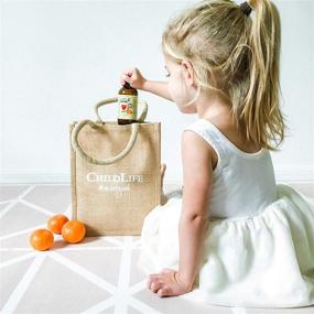 img 1 attached to 🍊 Средство ChildLife Essentials жидкая формула витамина С для поддержки иммунитета, вкус апельсина, стеклянная бутылка, 4 унции (3 штуки) - Для младенцев, малышей, детей дошкольного возраста, детей и подростков.