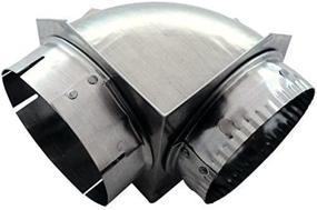 img 1 attached to Builders Best 10151 Close Elbow: Optimize Airflow Efficiency in Tight Spaces