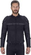 🏍️ viking cycle stealth armored textile motorcycle jacket for men - extra protection, waterproof, and breathable mesh (3-xl) - ultimate gear for resilient riders logo