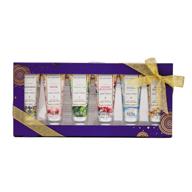 🎁 spa luxetique hand cream gift set - shea butter hand cream for dry hands, travel moisturizing hand lotion with natural aloe and vitamin e for dry skin - christmas gifts for women - pack of 6, 1.0 oz tube logo