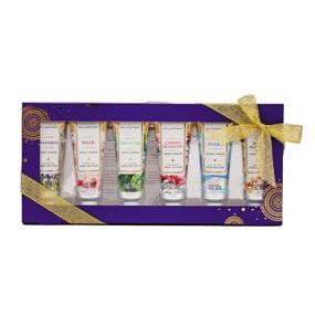 img 4 attached to 🎁 Spa Luxetique Hand Cream Gift Set - Shea Butter Hand Cream for Dry Hands, Travel Moisturizing Hand Lotion with Natural Aloe and Vitamin E for Dry Skin - Christmas Gifts for Women - Pack of 6, 1.0 oz Tube