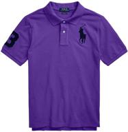 👕 polo ralph lauren boys' shirt tiepurple: tops, tees & shirts in boys' clothing logo