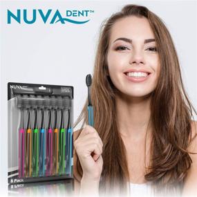 img 3 attached to NUVA DENT Charcoal Toothbrushes Medium