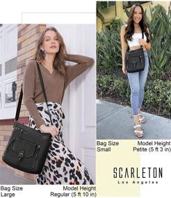 img 3 attached to 👜 Женские сумки через плечо от Scarleton - H2005. Стильные кошельки для женщин
