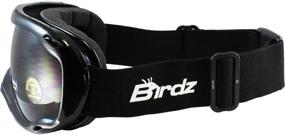 img 2 attached to Stay Clear and Focused with Birdz Raptor Padded Anti-Fog Dual Vent Ski Goggles in Black Frames and HD Amber Lens