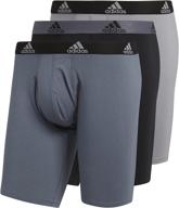 ultimate comfort and flexibility: adidas stretch cotton midway underwear logo