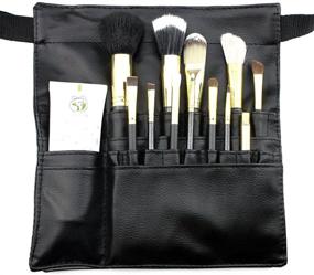 img 1 attached to 💼 Hotrose 22-Pocket Professional Makeup Brush Bag with Artist Belt Strap for Women - Brush Not Included