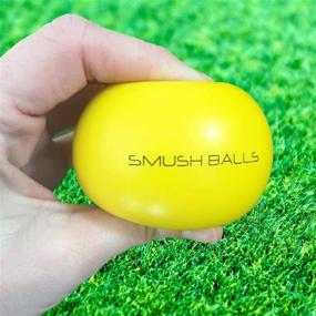 img 2 attached to 🏏 Improve Your Batting Skills with SMUSH BALLS Smushballs - The Ultimate Training Ball!